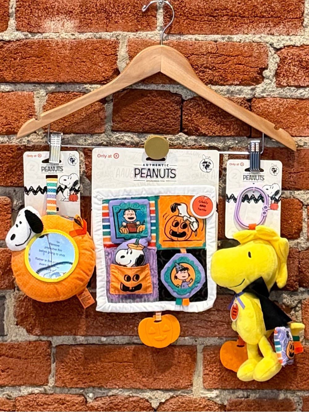 🧡💛 NWT Peanuts Halloween Baby Toy Bundle - Snoopy - Woodstock - Crinkle 💛🧡
